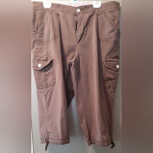LEE Brown Capris Size 16
